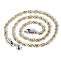 Fake Designer™: Vice Rope Chain │ Bicolor Plated Stainless Steel Chain