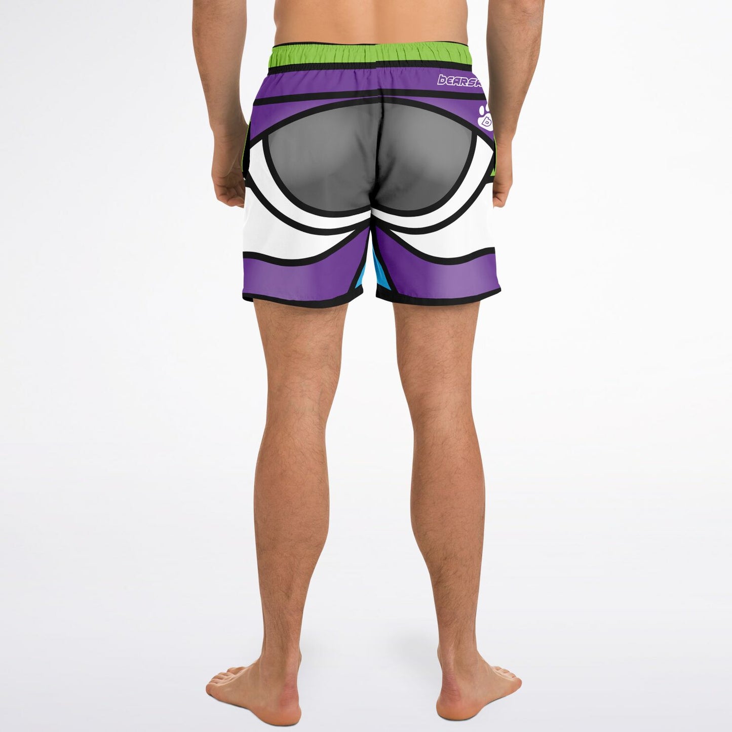 Zeus Riptide (Space Ranger Edition) │ Trompe L'Oeil Swim Trunks