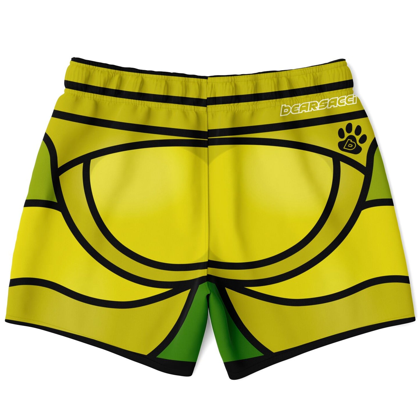 Zeus Riptide (Green) │ Trompe L'Oeil Swim Trunks