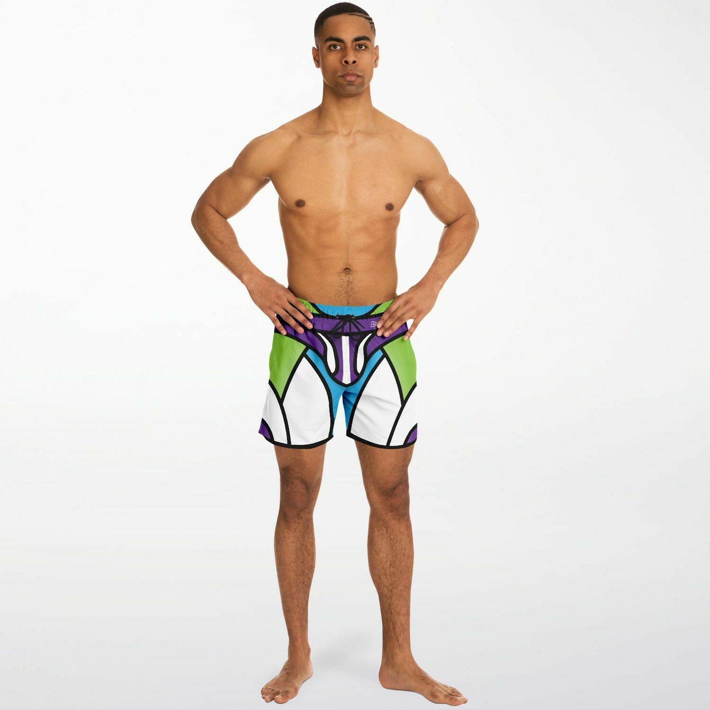 Zeus Riptide (Space Ranger Edition) │ Trompe L'Oeil Swim Trunks