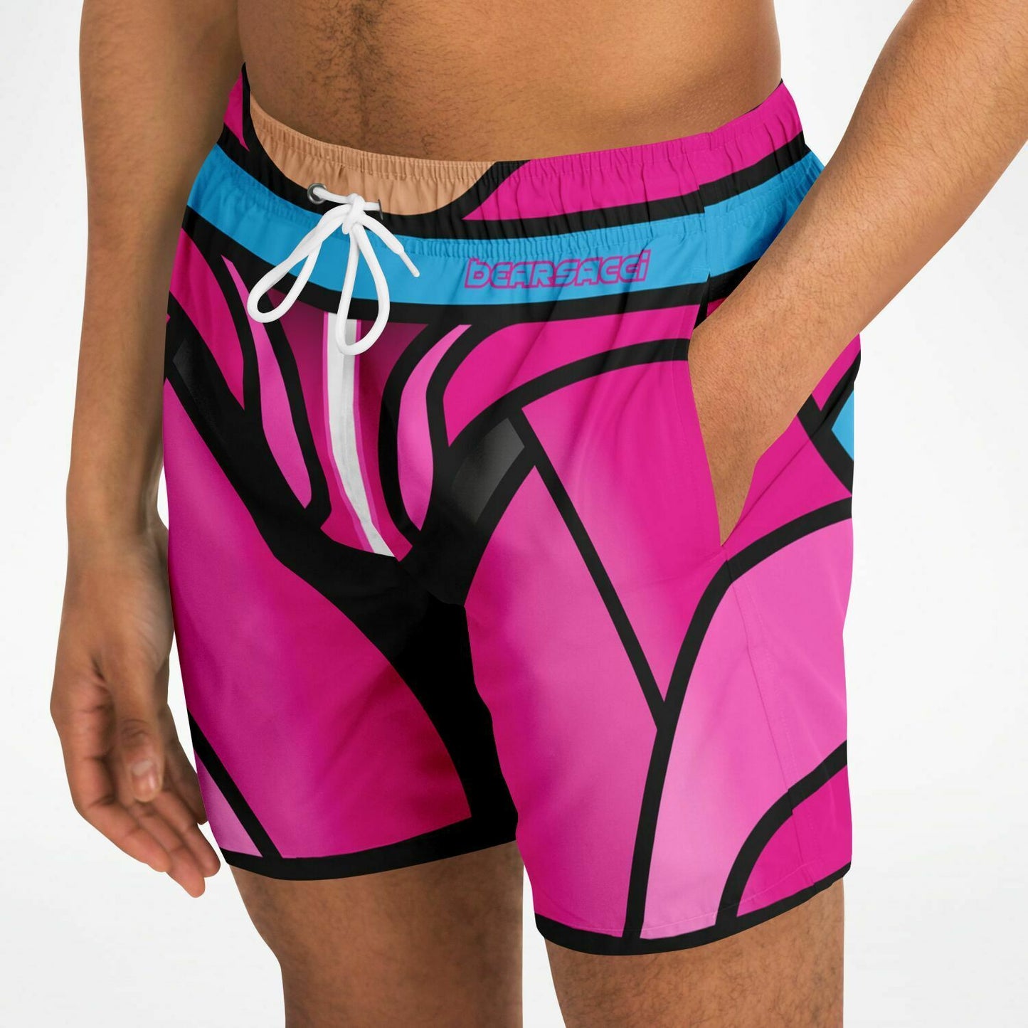 Zeus "Bearbie" Colorway │ Trompe L'Oeil Swim Trunks