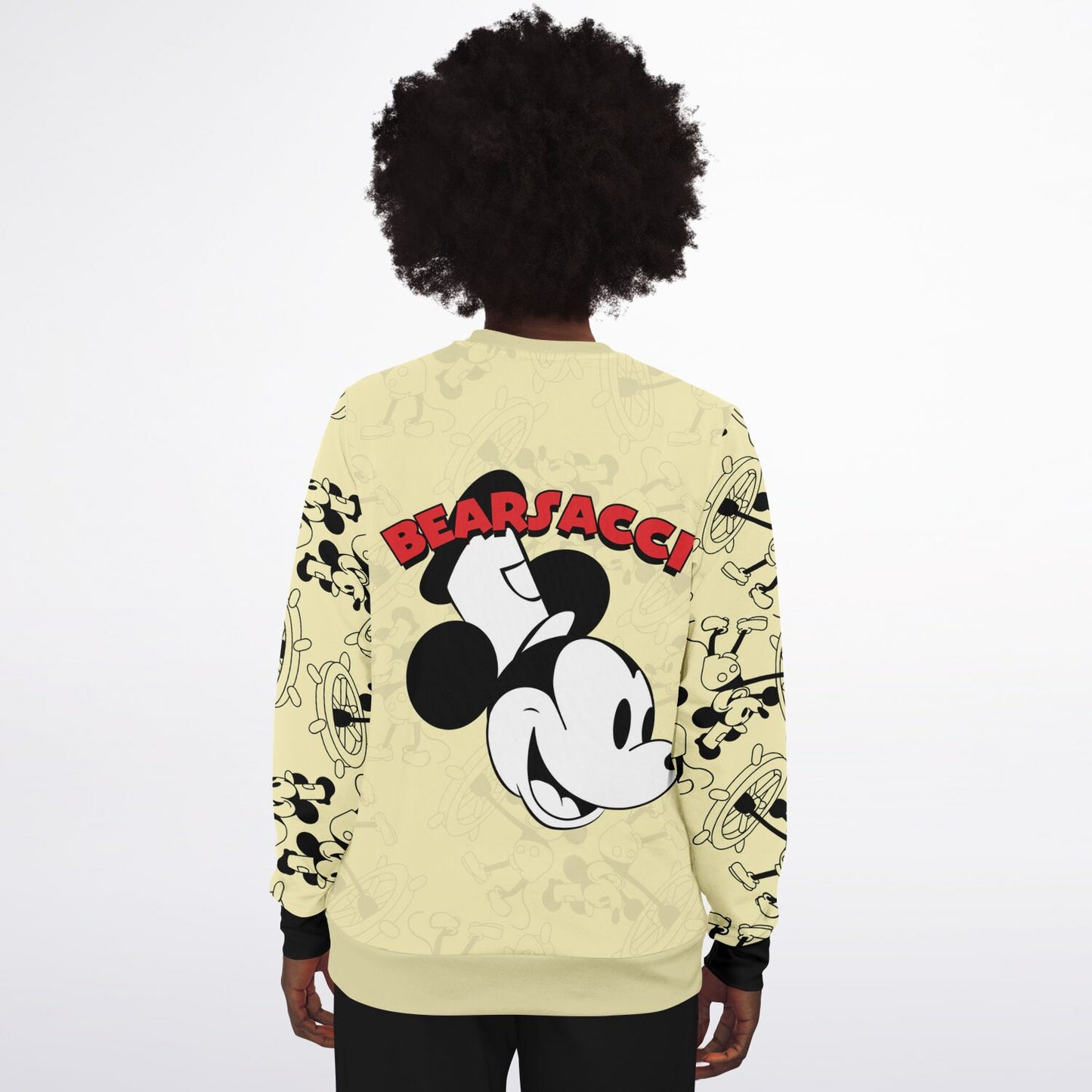 HyperPop™: Steamboat Willie │ Softsyle Athletic Sweatshirt AOP