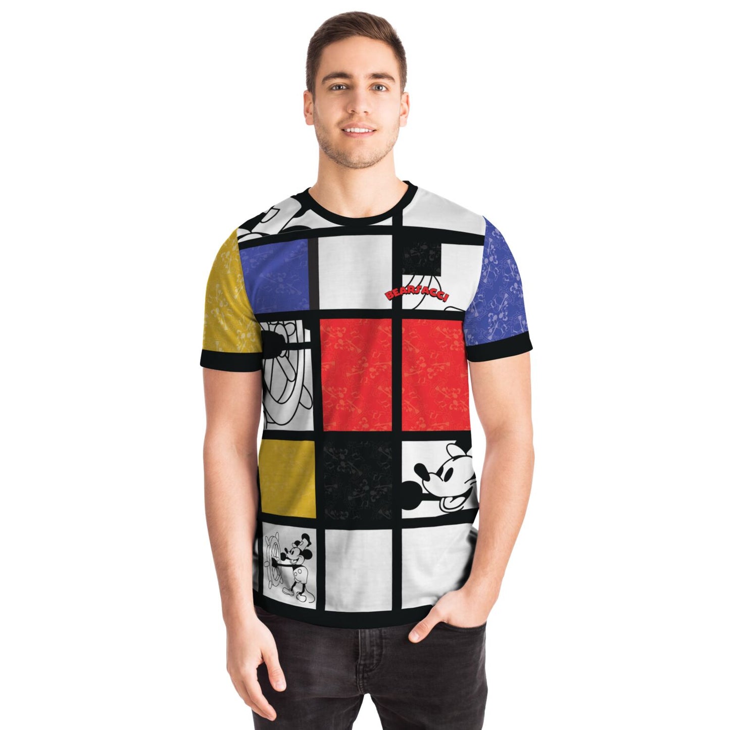 HyperPop™: Mondrian Steamboat Willie │ T-shirt AOP