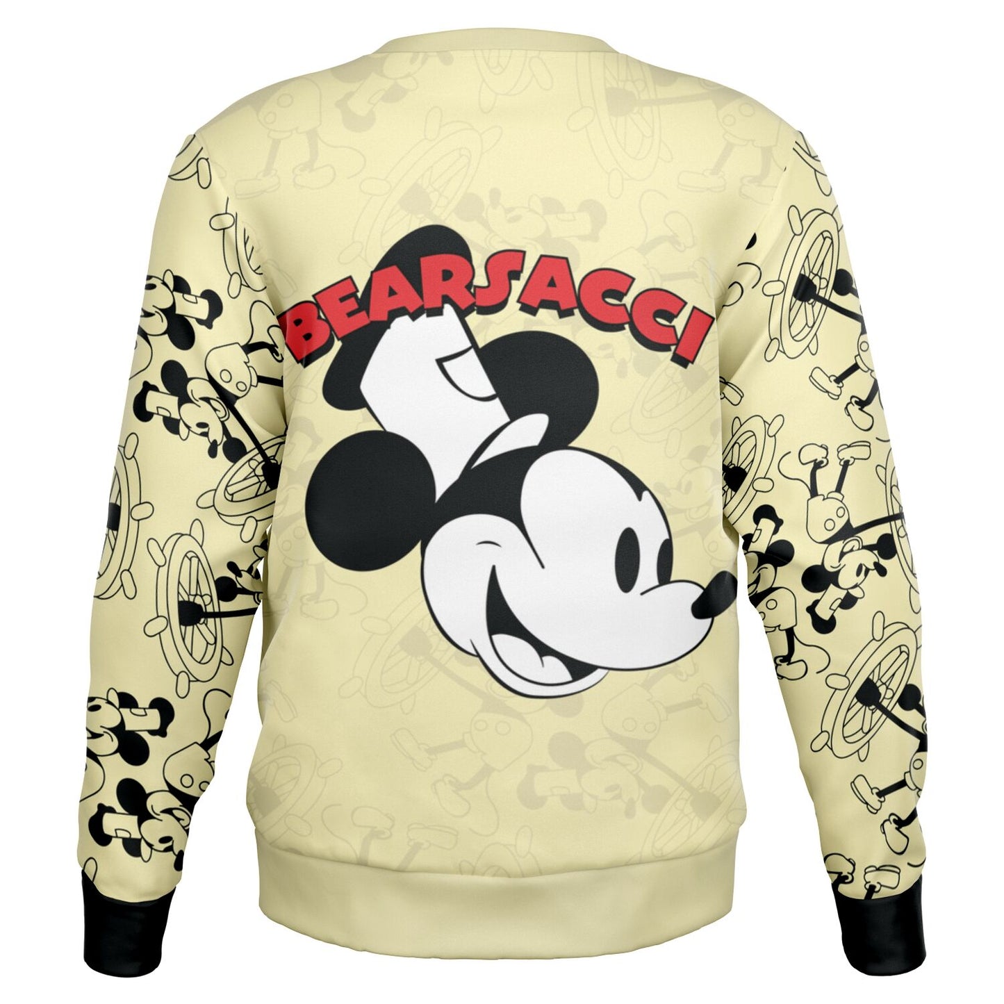 HyperPop™: Steamboat Willie │ Softsyle Athletic Sweatshirt AOP