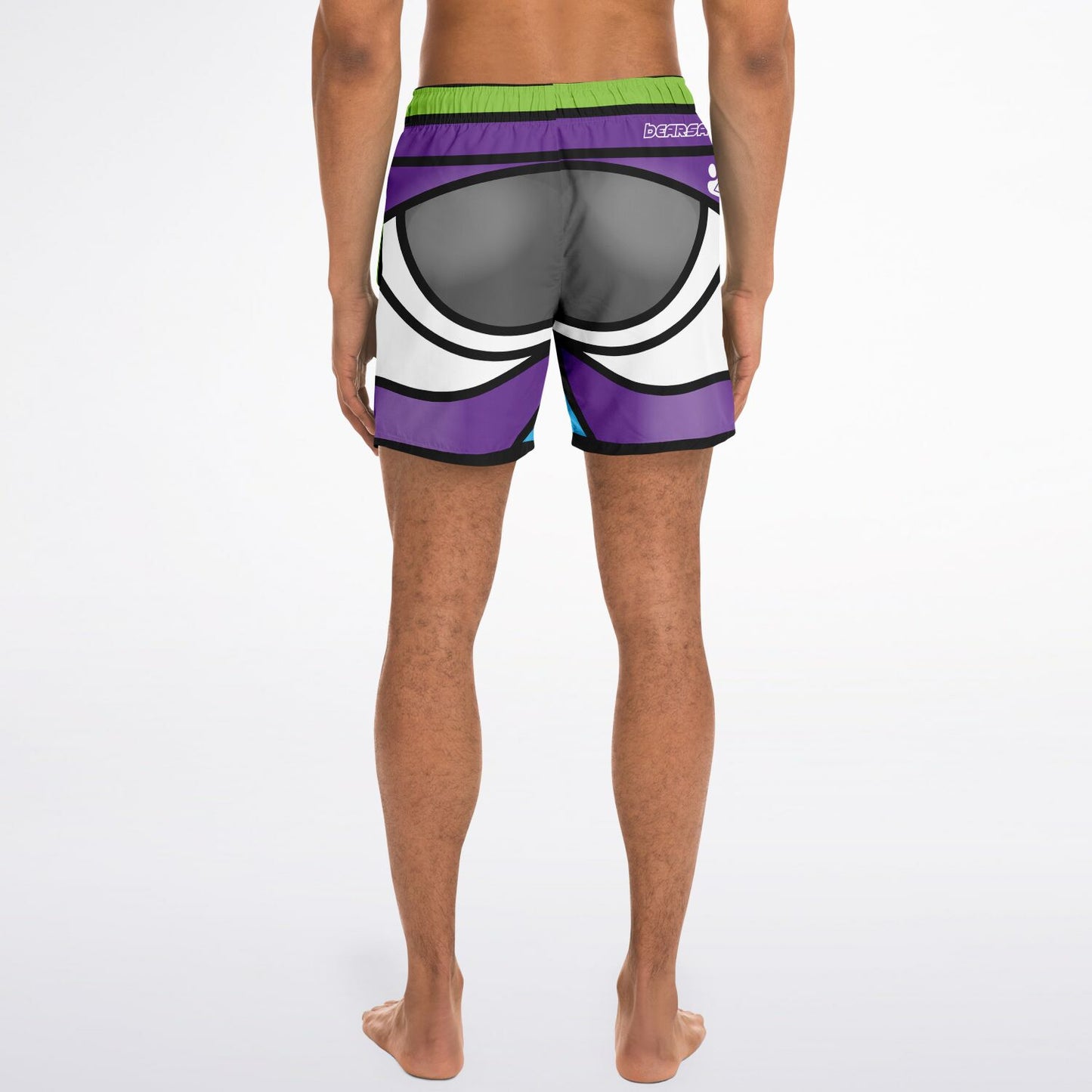 Zeus Riptide (Space Ranger Edition) │ Trompe L'Oeil Swim Trunks