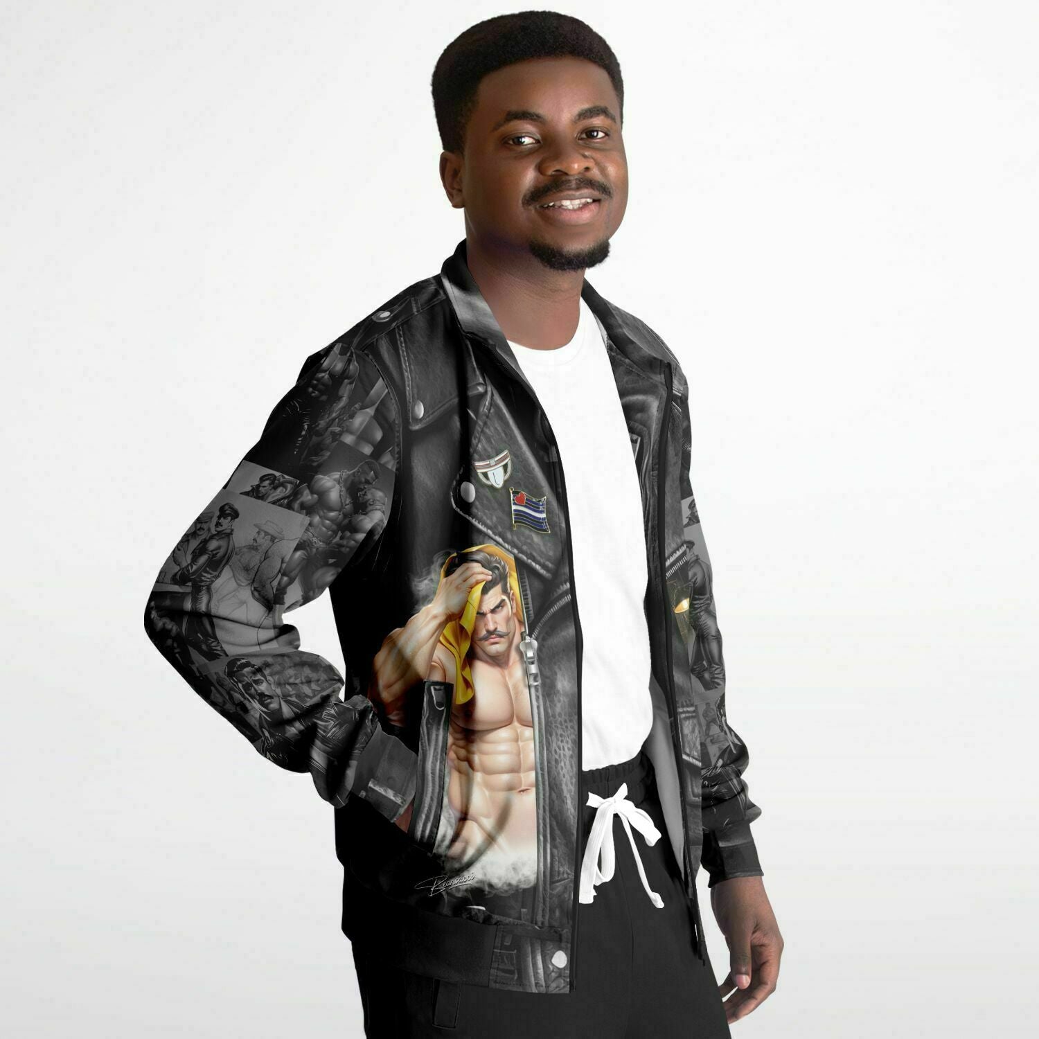 Dominion™: Tom's "Leather" Jacket │ Track Jacket AOP