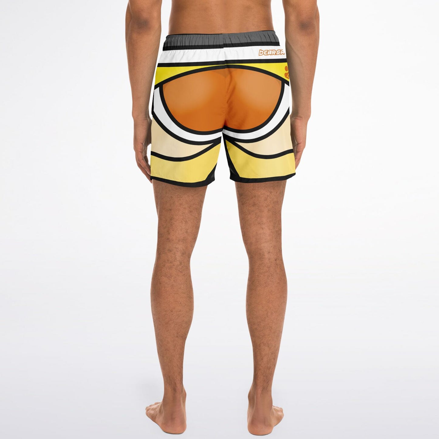 Zeus Riptide (Bear Pride Edition) │ Trompe L'Oeil Swim Trunks