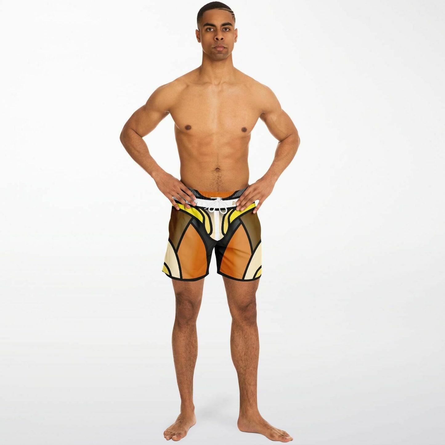 Zeus Riptide (Bear Pride Edition) │ Trompe L'Oeil Swim Trunks