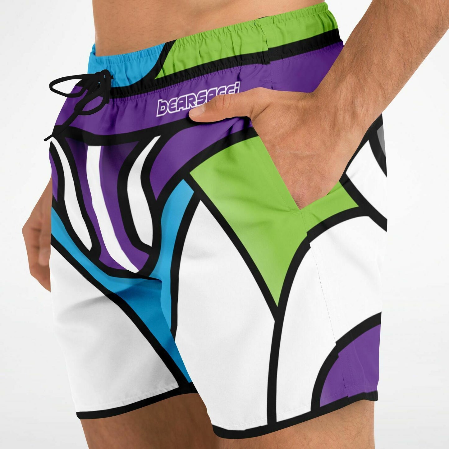 Zeus Riptide (Space Ranger Edition) │ Trompe L'Oeil Swim Trunks