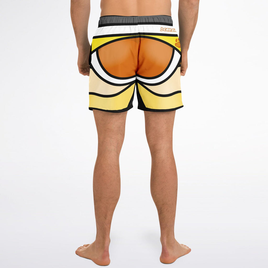 Zeus Riptide (Bear Pride Edition) │ Trompe L'Oeil Swim Trunks