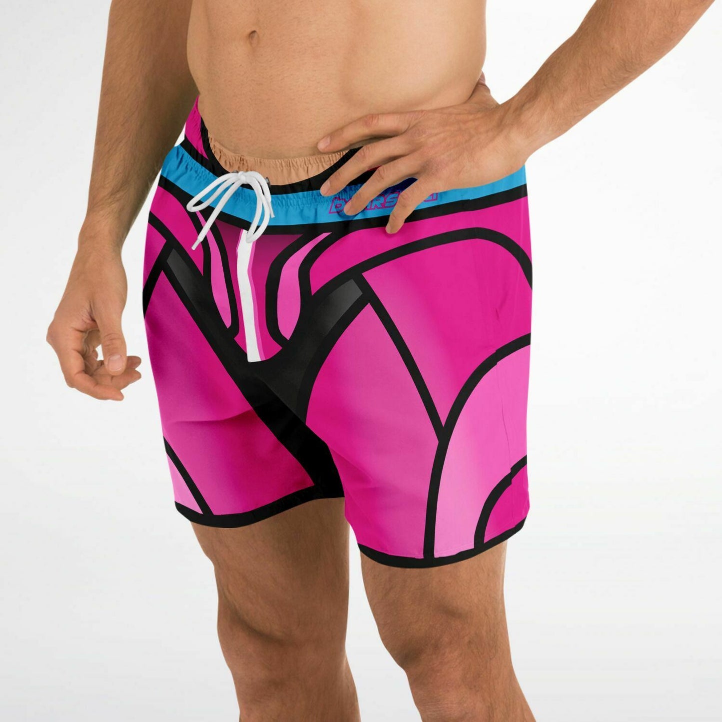 Zeus "Bearbie" Colorway │ Trompe L'Oeil Swim Trunks