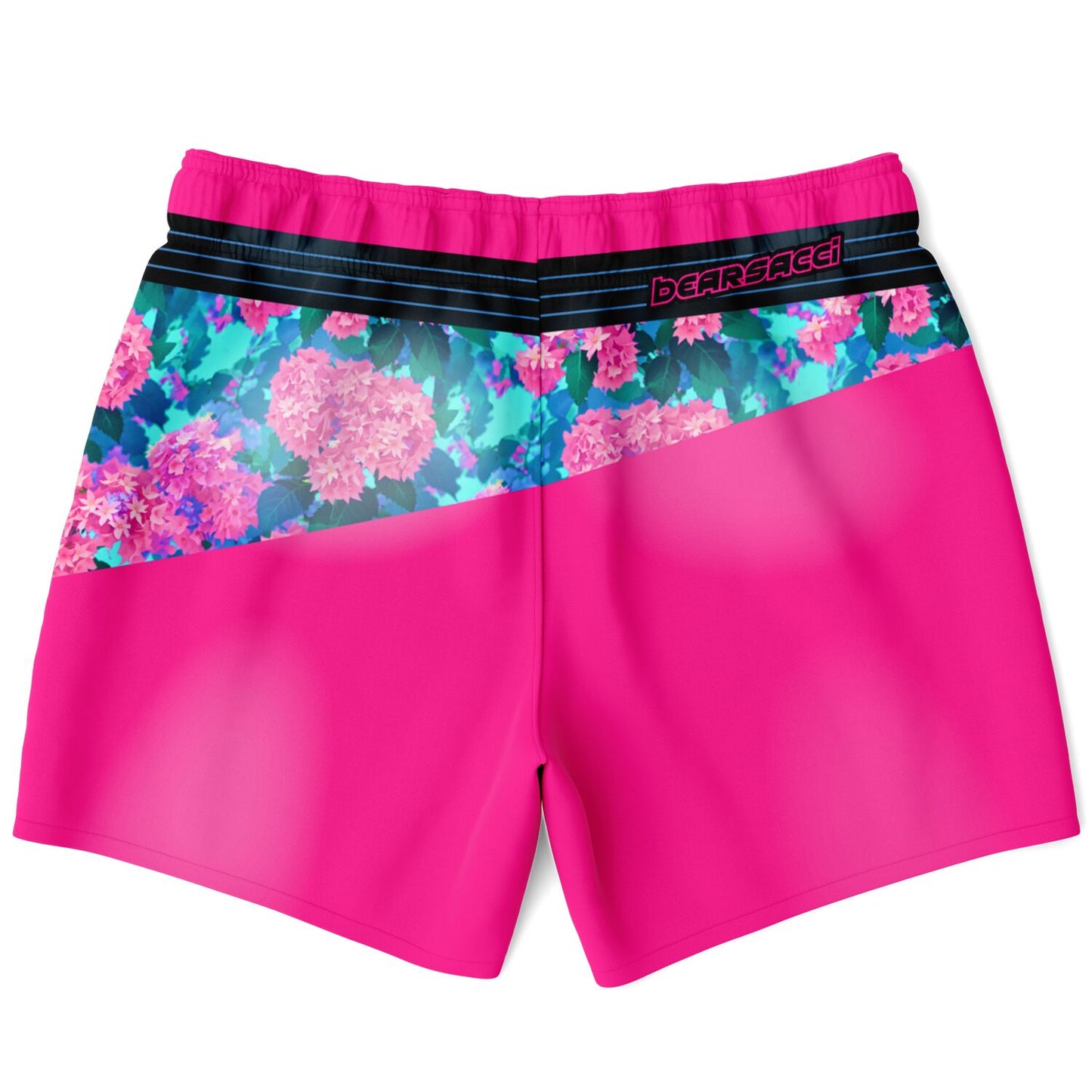 WYWH Chrysanthemum Shorts │ Trompe L'Oeil Swim Trunks