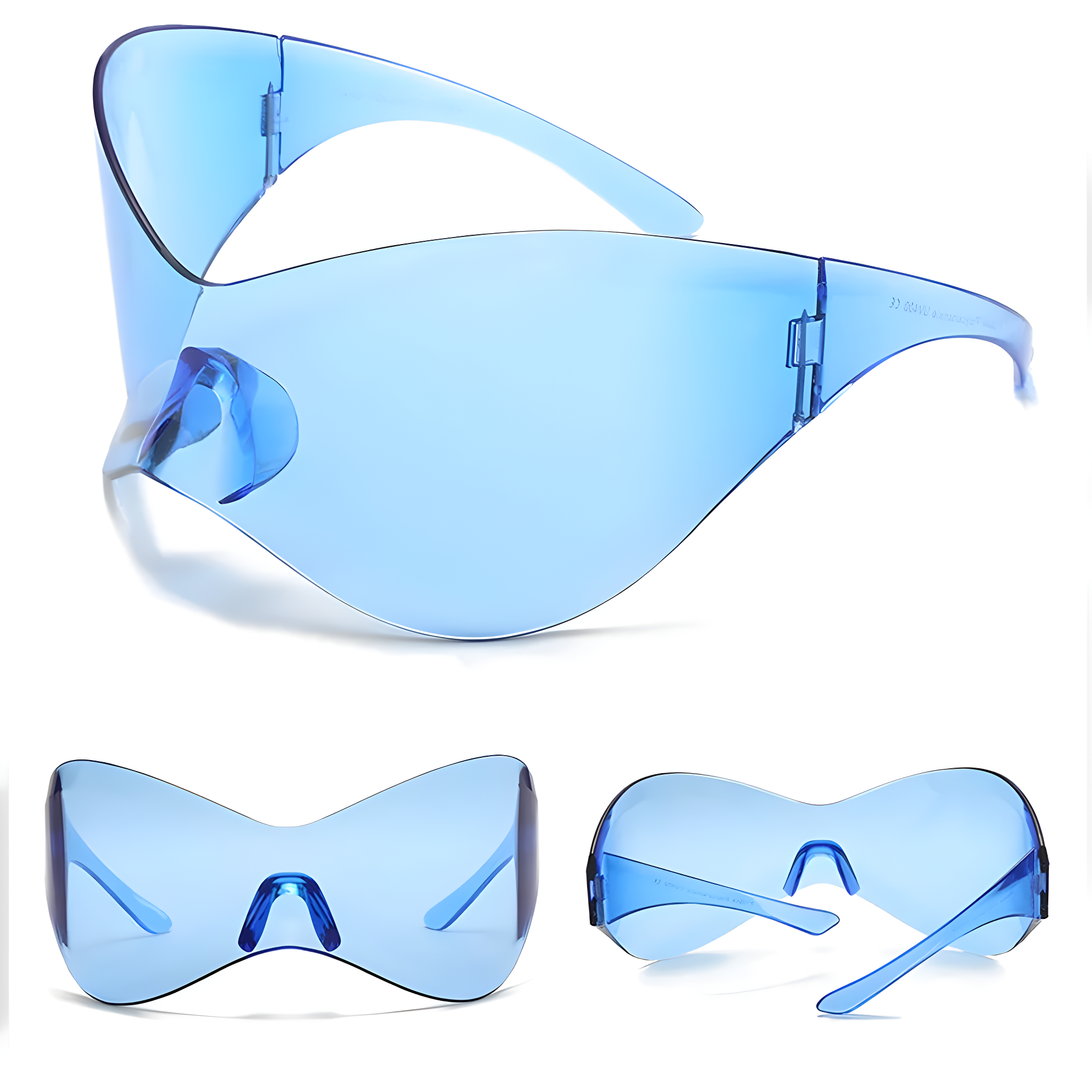 Fake Designer™: McQueen Visors │ Futuristic Lightweight Luxury Sunglasses